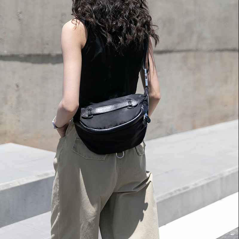 尼龙布新款休闲时尚潮流蹦迪包