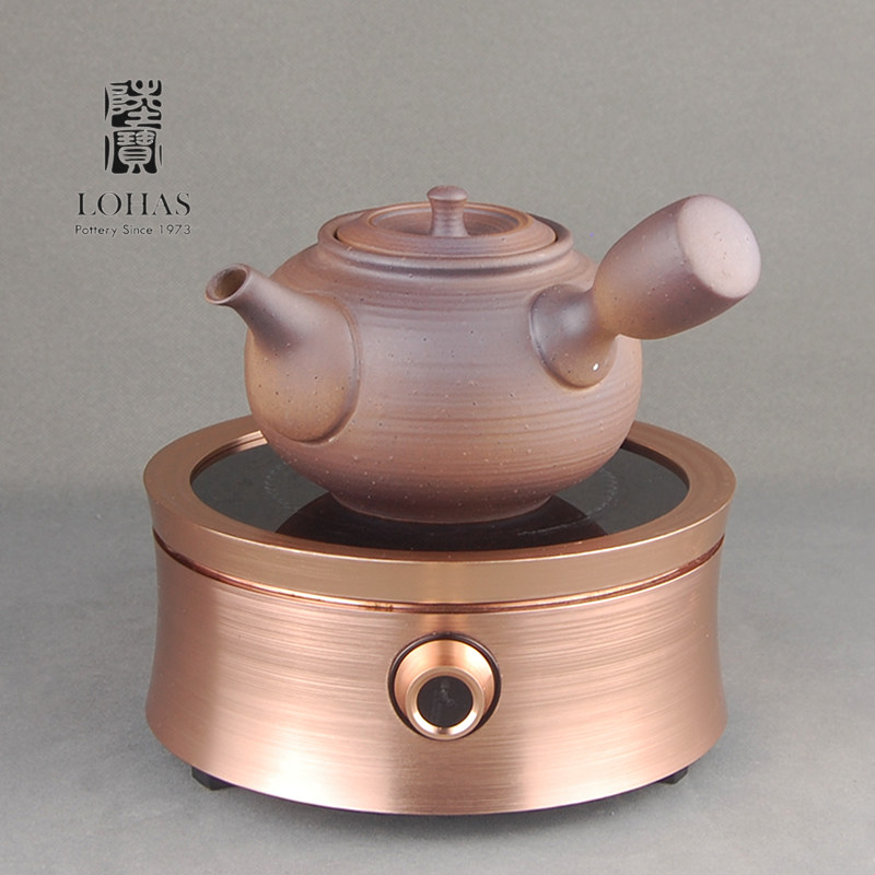 原矿陶瓷侧把烧水煮茶壶礼盒包装