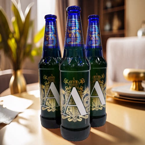 【产地青岛直发】青岛啤酒奥古特A3全麦啤酒480mlX6瓶泡沫包装