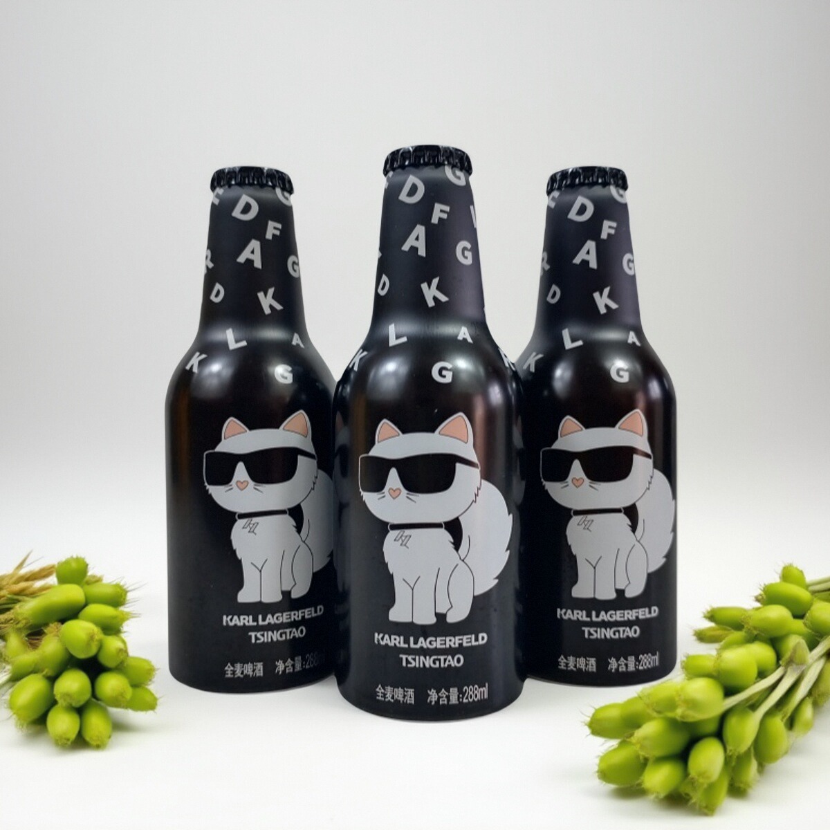 青岛啤酒夜猫子铝瓶288ml全麦