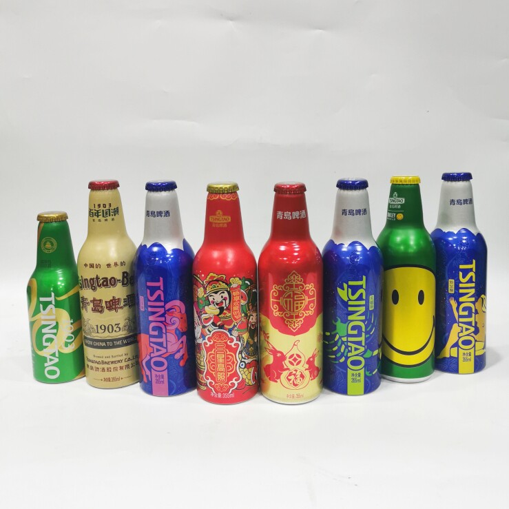 【青岛直发】青岛啤酒全家福礼盒铝瓶组合鸿运当头355mlx8瓶礼盒