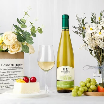 青岛华东薏丝琳干白葡萄酒精制白葡萄酒12度750ml/瓶装官方正品