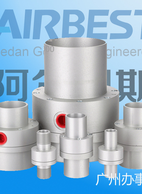 AIRBEST气动大吸力大流量吸料送料负压真空发生器ACPS100/200/400