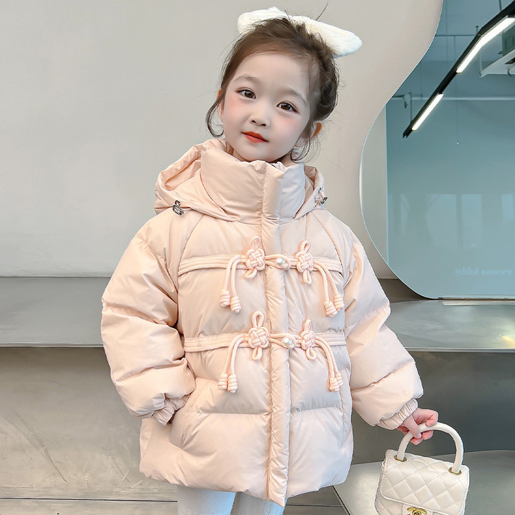 女童羽绒服外套秋冬款2025款秋冬羽绒服女孩冬装棉衣儿童宝宝棉服