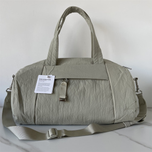 原厂男女士桶型行李包瑜伽包健身包旅行运动包手提斜挎包同款 平替