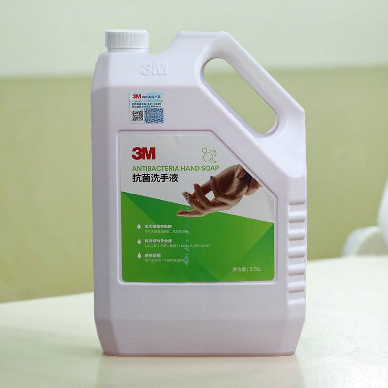 3M洗手液3.8升1加仑护肤抗菌中性全能清洁剂护理除油污渍清洗用品
