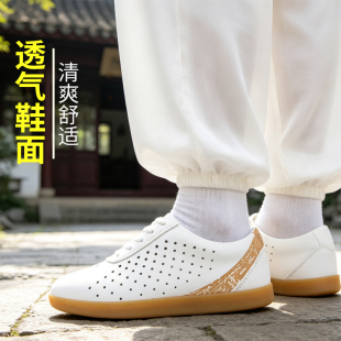 武林一号太极鞋女夏季透气武术鞋男牛筋底运动八段锦太极拳专用鞋
