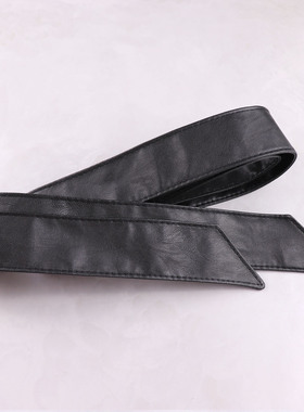 女百搭蝴蝶结风衣羽绒服腰封腰带