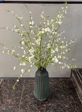 仿真花雪柳飘雪迎春花桃花田园家居花艺园林干花假花花束摆件婚庆