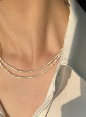 MINIBLOOM珍珠极细项链