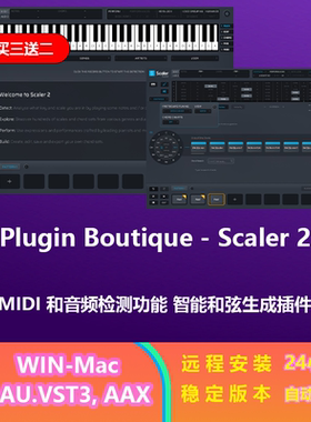 Plugin Boutique Scaler 2  和弦制作 效果器 插件 win&Mac