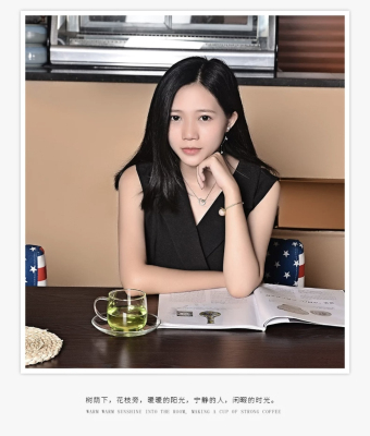 一屋窑耐热玻璃加厚品茗杯个人杯带把小茶杯透明FH-300P 190ML