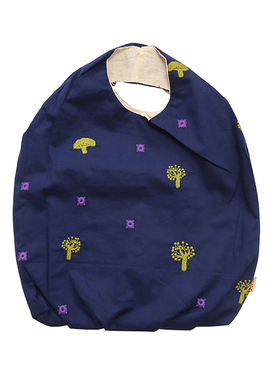 HUJI祤集Avocat手提包插画刺绣印花