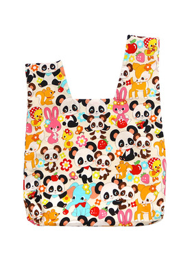 HUJI祤集套结手提包POPOLO熊猫小鹿