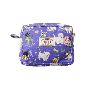 HUJI祤集Motley收纳包插画狗狗系列