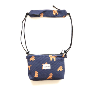 HUJI祤集pieton斜挎包插画小狗小狗