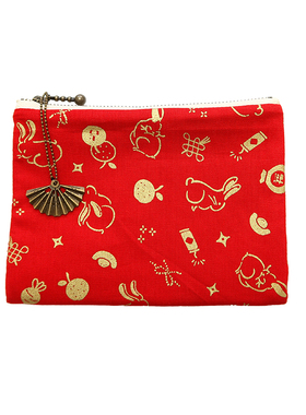 HUJI祤集Komon收纳包插画小兔集