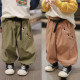 儿童工装 男童宽松工装 裤 宝宝休闲长裤 子2026春装 日系DD潮牌童装