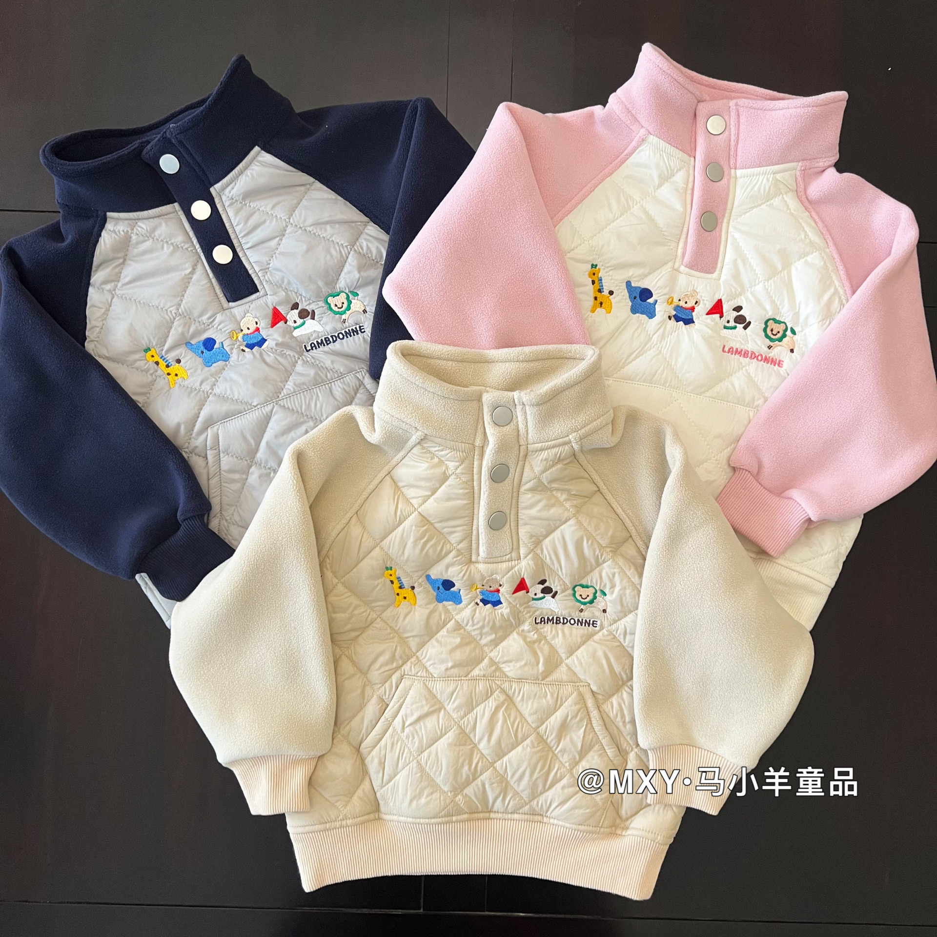 保暖卫衣秋冬夹棉半高领上衣