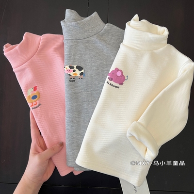 百搭弹力秋冬儿童打底衫