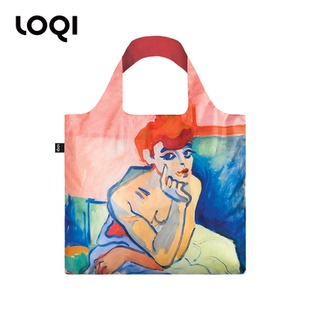 德国LOQI时尚 Chemise 环保购物袋可折叠轻便安德烈德朗Woman