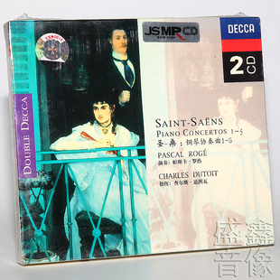 古典音乐 演奏帕斯卡罗热 圣桑 2CD光盘碟片 钢琴协奏曲1 正版