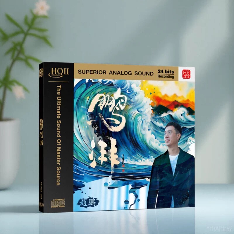 正版 赵鹏《鹏湃 赵鹏》HQII CD 男低音人声发烧HiFi碟 HQ2唱片