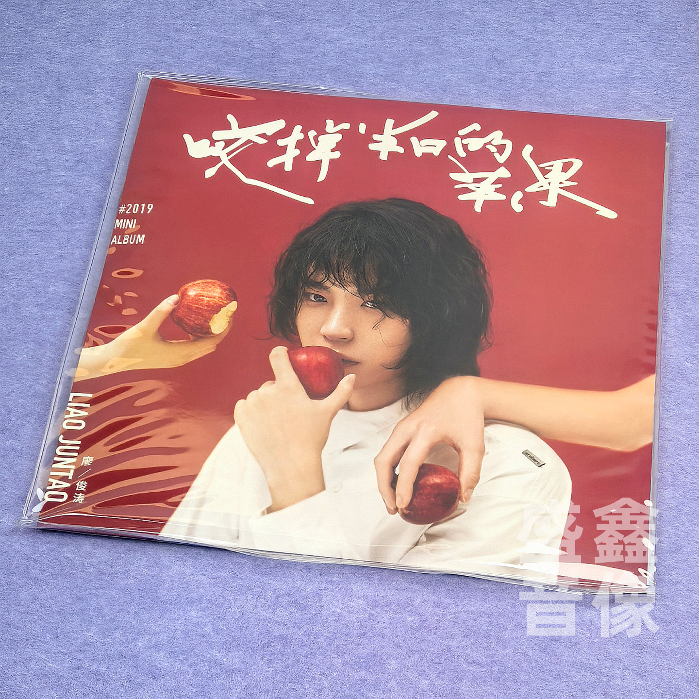 全新正版 廖俊涛专辑 咬掉半口的苹果 黑胶LP唱片 新年限定版粉胶