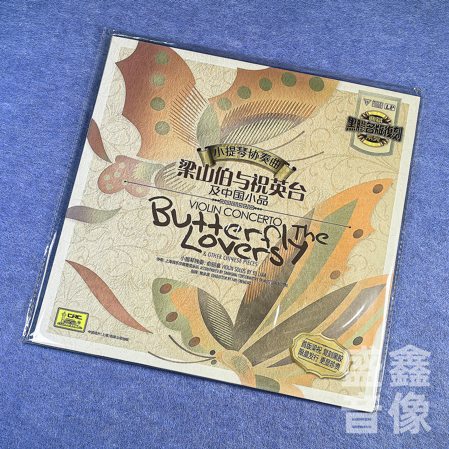 梁祝 小提琴协奏曲 梁山伯与祝英台 俞丽拿 黑胶LP唱片12寸碟片