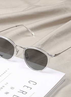 日本眼镜框男女近视墨镜YELLOWS PLUS上目变色镜浅色透明潮牌偏光