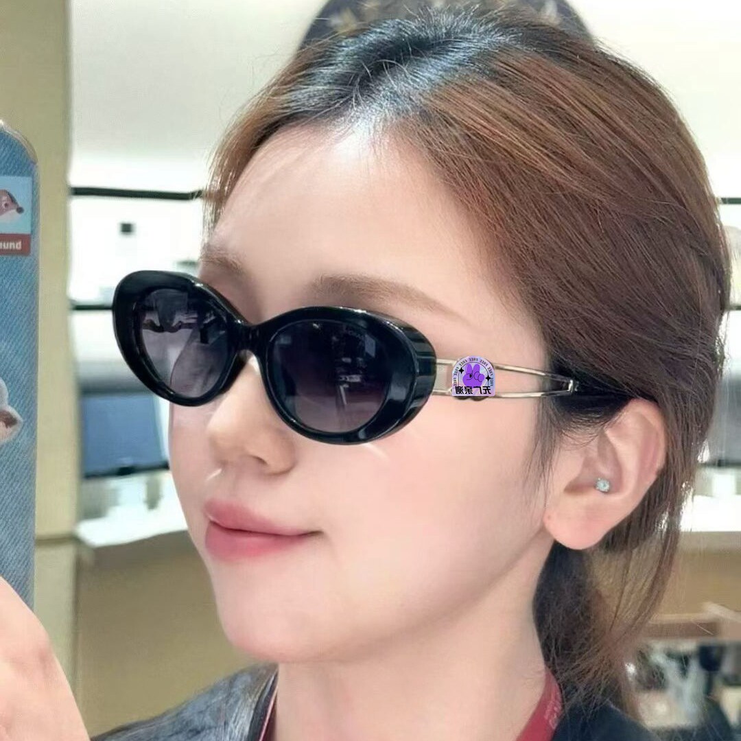 高级感猫眼太阳镜女小脸上深下浅太阳眼镜