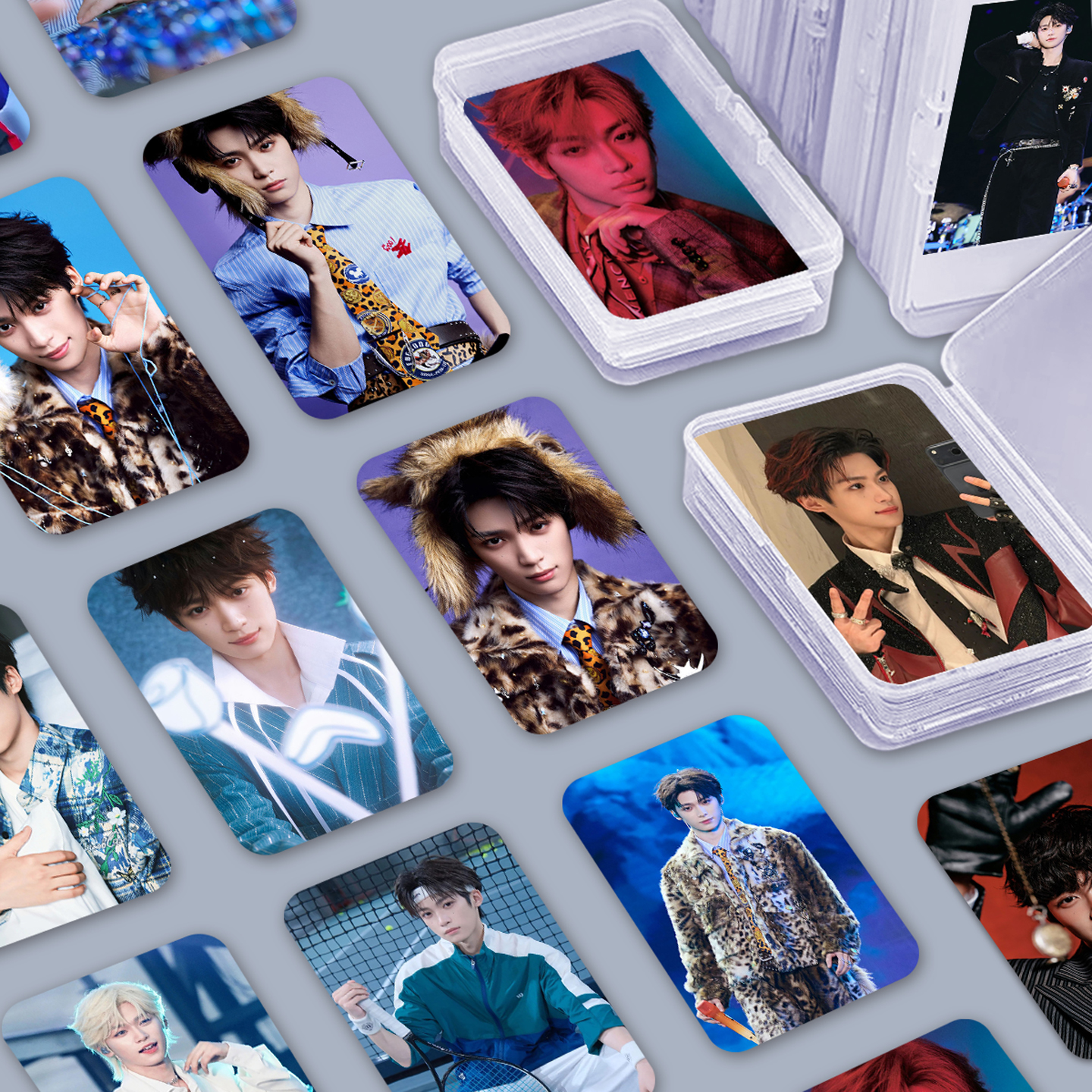 梓渝浪漫明星写真小卡55张写真