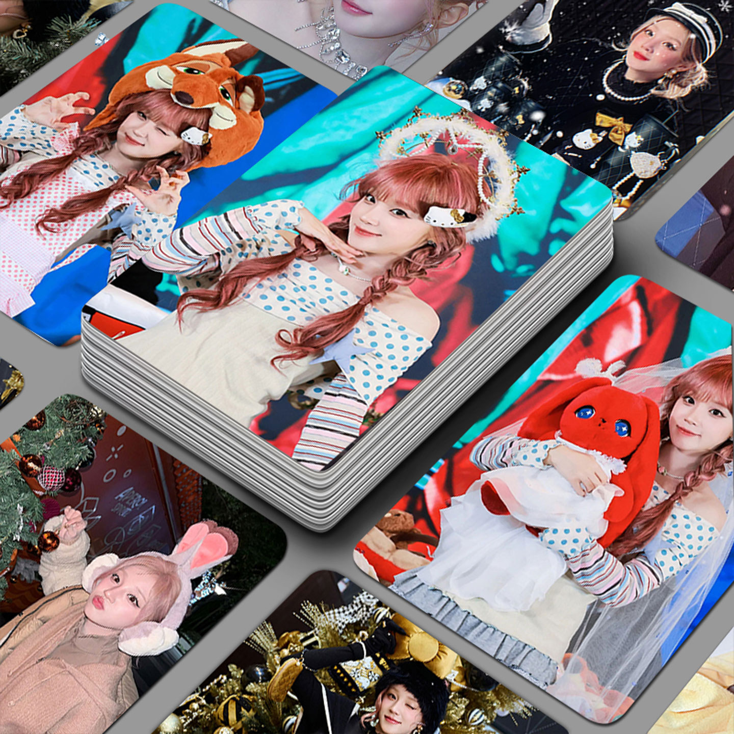 宋雨琦高清小卡55张不重复明星周边高颜值三寸圆角照片应援LOMO