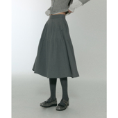 今日艺术家原创灰色富江千金复古学院百搭百褶半身裙
