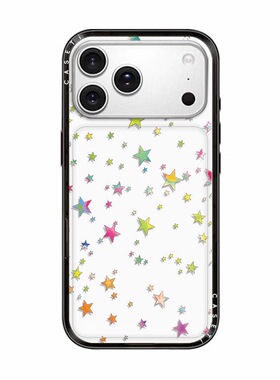 CASE联名缤纷幸运星星适用17promax手机壳iPhone16pro苹果15plusMagSafe磁吸14p新壳体C家13潮流简约INS风