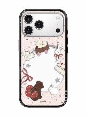 CASE联名甜心火车适用17promax手机壳iPhone16pro苹果15plusMagSafe磁吸14p新壳体C家13潮流简约INS