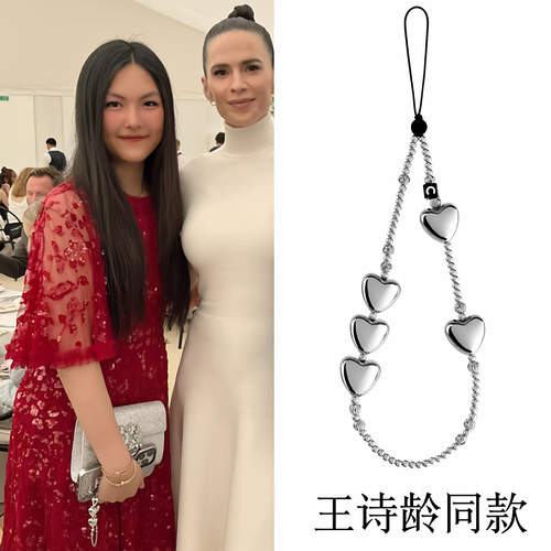 kt猫手机链挂绳女卡通可爱短款手腕挂链防丢ccd挂绳通用安卓苹果