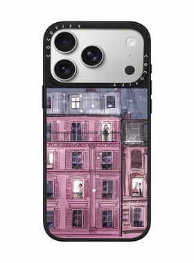 CASE联名冬日温馨小屋适用17promax手机壳iPhone16pro苹果15plusMagSafe磁吸14p镜面C家13潮流12INS风简约11