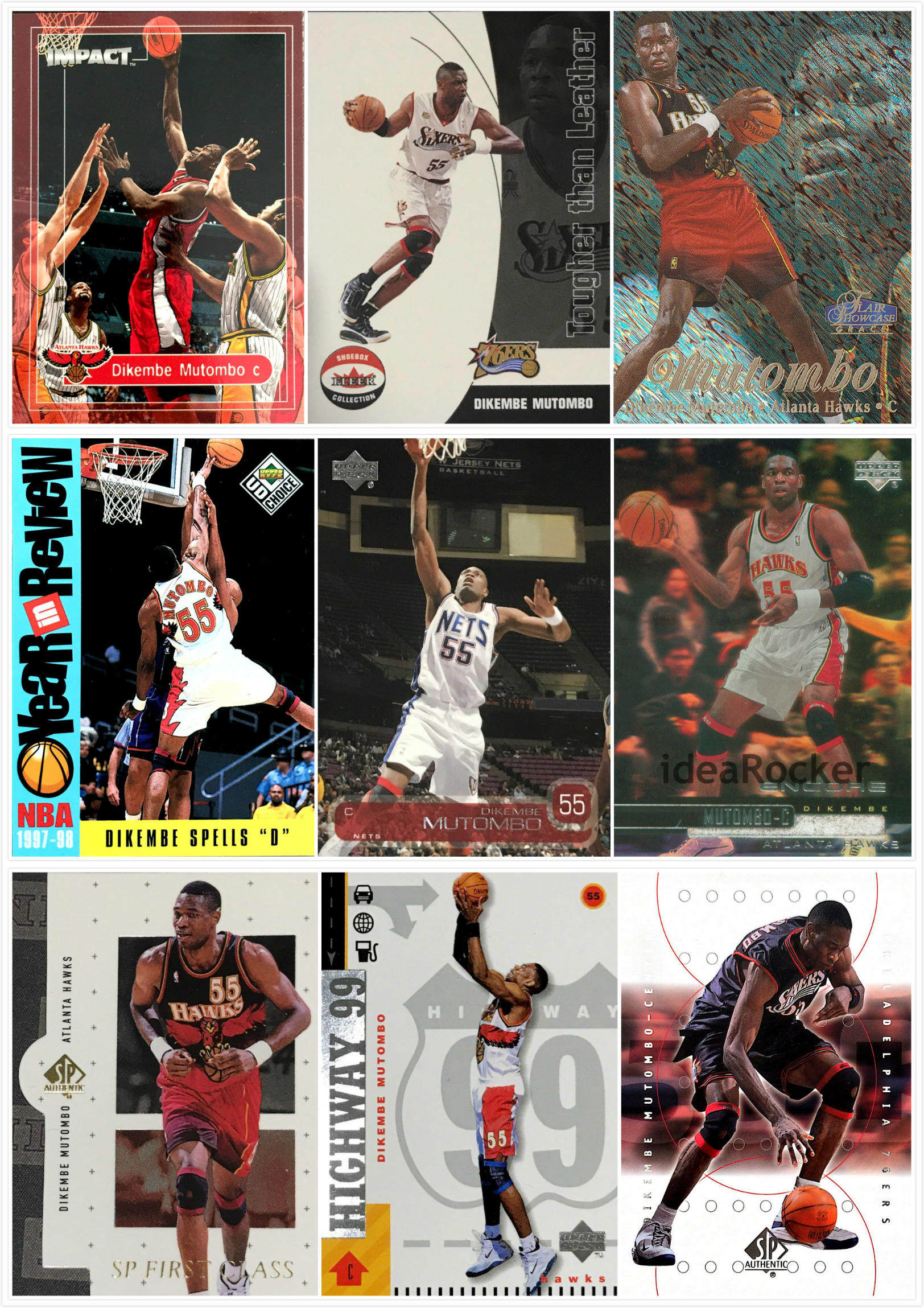 【iR】NBA球星卡 UD 迪肯贝 穆托姆博 Dikembe Mutombo 普卡 特卡