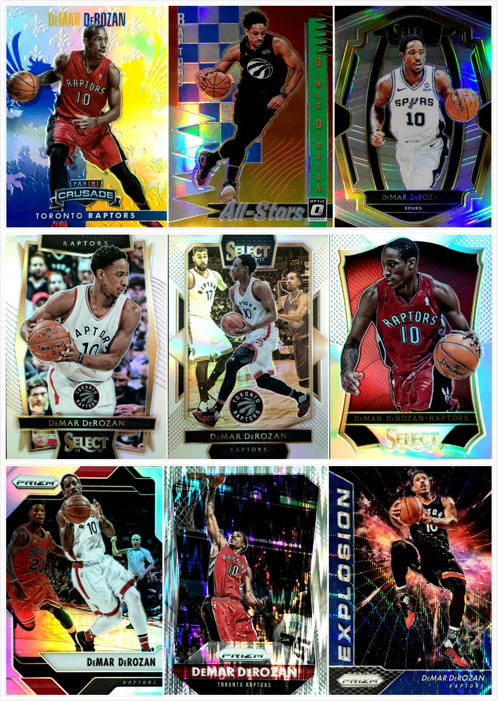 NBA正版德玛尔德罗赞球星卡