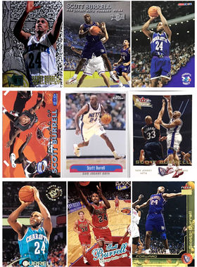 【iR】NBA球星卡 Topps Fleer 斯科特 伯勒尔 Scott Burrell 普卡