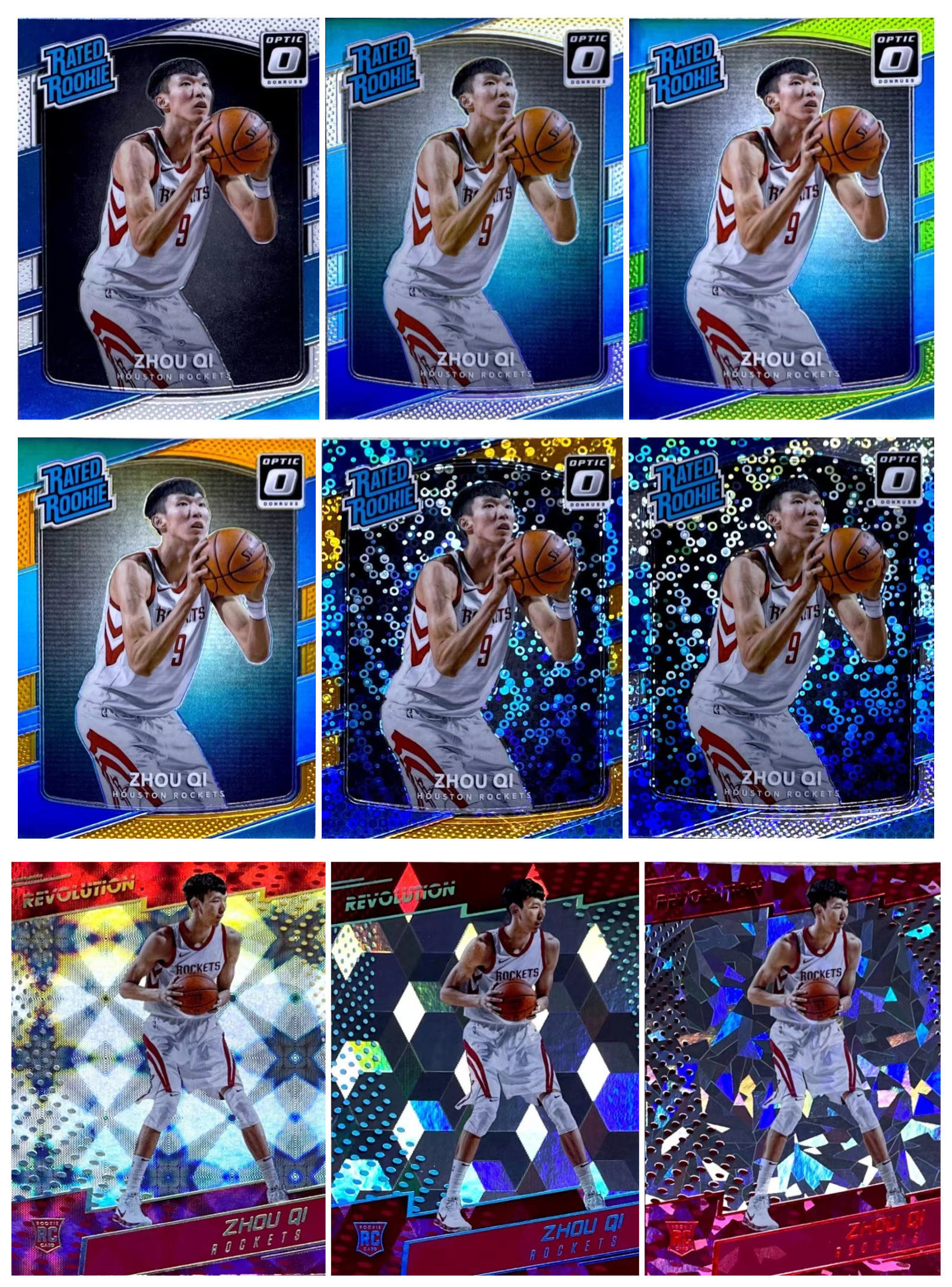 球星卡周琦NBAPanini正版