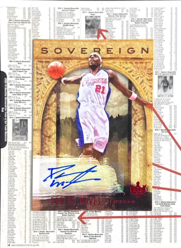 [IR] Звездная карта NBA Panini Darius Miles Darius Miles Jersey