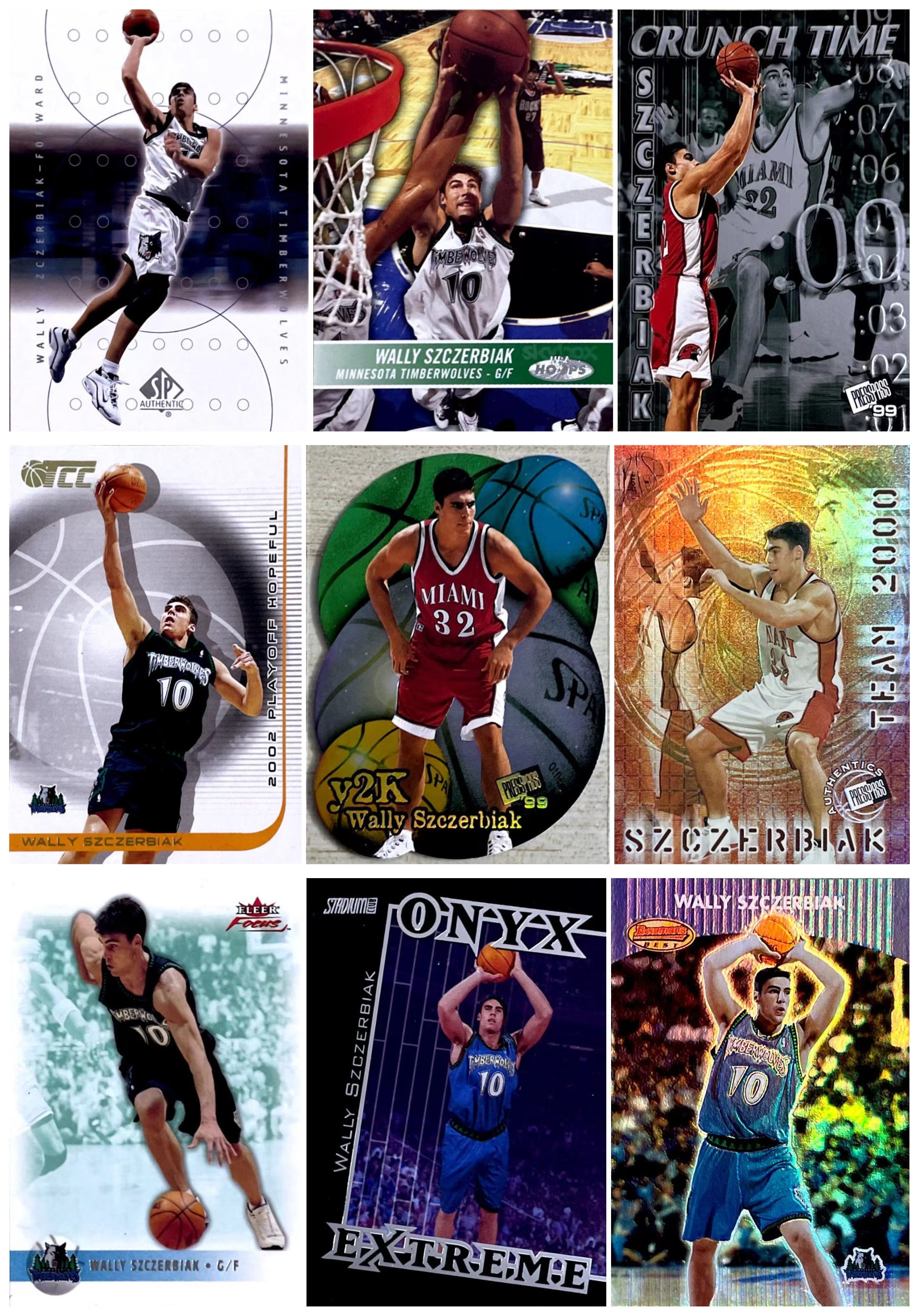 NBA正版斯泽比亚克经典球星卡