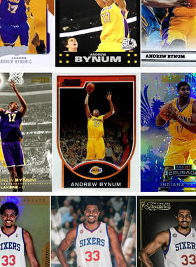 【iR】正版NBA球星卡 Panini 安德鲁 拜纳姆 Andrew Bynum 湖人