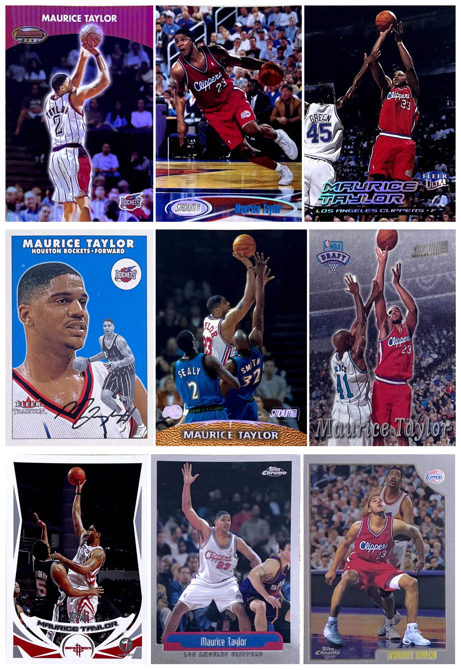 【iR】NBA球星卡 Topps UD 莫里斯 泰勒 Maurice Taylor 普特卡