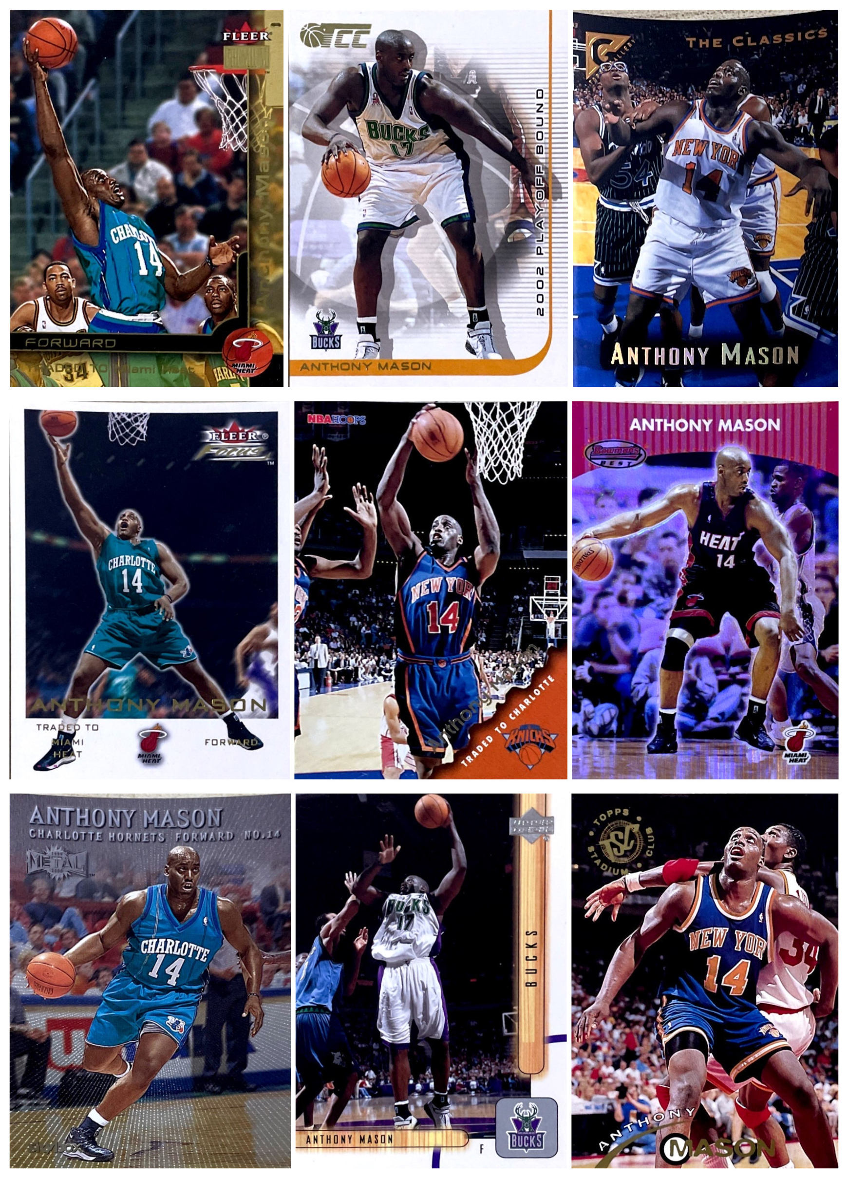 NBA正版安东尼梅森经典球星卡