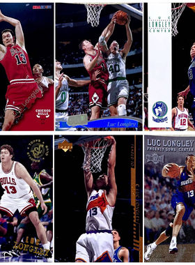 【iR】NBA球星卡 Topps UD 卢克 朗利 Luc Longley 公牛队 普特卡