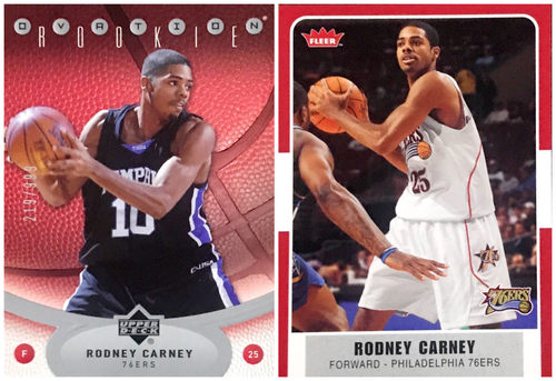 【iR】NBA球星卡 UD 罗德尼 卡尼 Rodney Carney 普卡 新秀卡