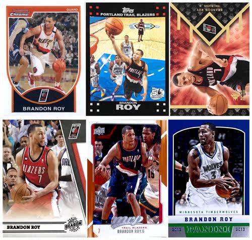 NBA正版布兰登罗伊经典球星卡